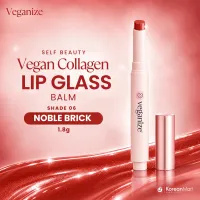 Self Beauty Veganize Collagen Lip Glass Balm (Shade 06 Noble Brick) - 1.8g
